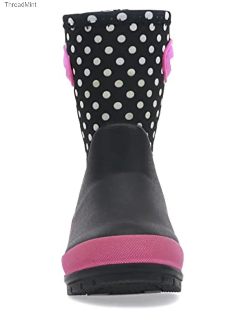 Waterproof Neoprene Snow Boots with Fleece Lining, Pull-On Handles